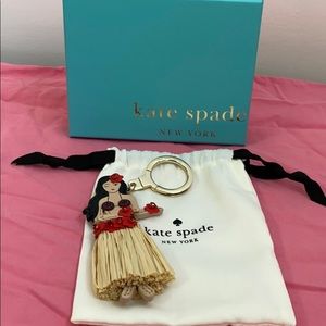 kate spade Accessories - HAWAIIAN hula girl Kate spade keychain kate spade Accessories - HAWAIIAN hula girl Kate spade keychain